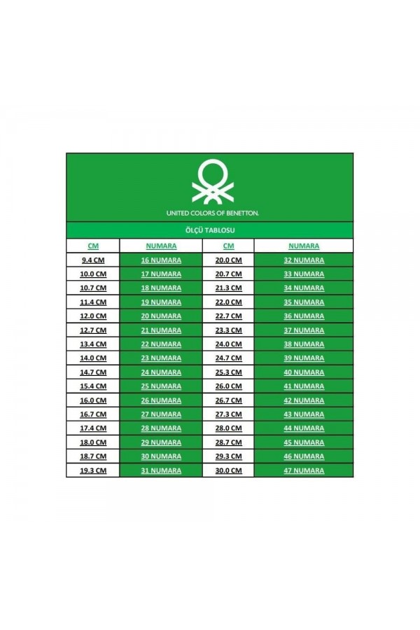 Benetton Kadın Spor Kalın Taban Ayakkabı Siyah BN-30935