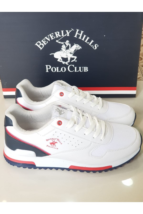 Beverly Hills Polo Club Erkek  Sneaker Ayakkabı Beyaz POL-10019