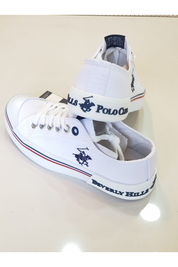 Beverly Hills Polo Club Bayan Sneakers Ayakkabı Beyaz POL-10142