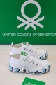 Benetton  Bebek Spor Ayakkabı Beyaz-Mavi BNT-30641