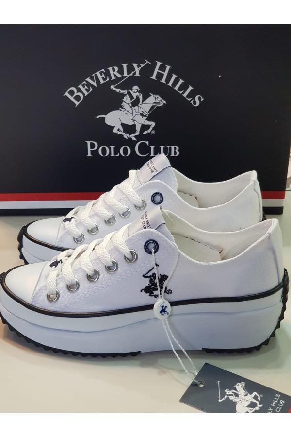 Beverly Hills Polo Club Bayan Spor Ayakkabı Beyaz POL-10287