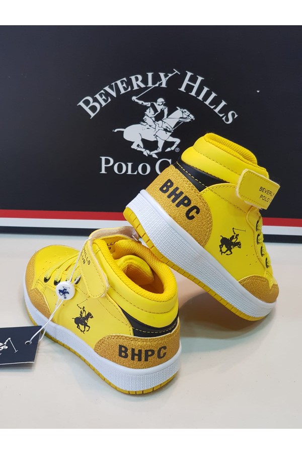 Beverly Hills Polo Club Çocuk Spor Ayakkabı Sarı POL-10303