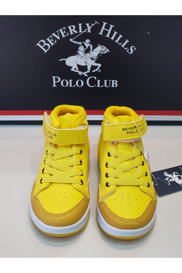 Beverly Hills Polo Club Çocuk Spor Ayakkabı Sarı POL-10303