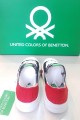 Benetton  Kadın Spor Yazlık Ayakkabı Siyah-Kırmızı BN-30631