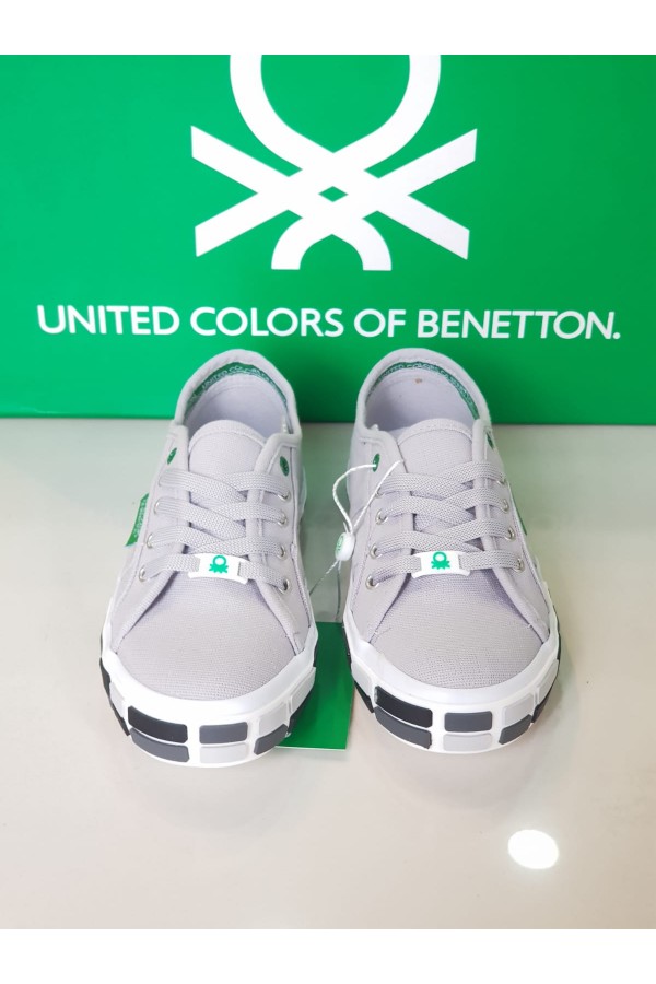 Benetton  Bayan Spor Ayakkabı Gri BNT-30691