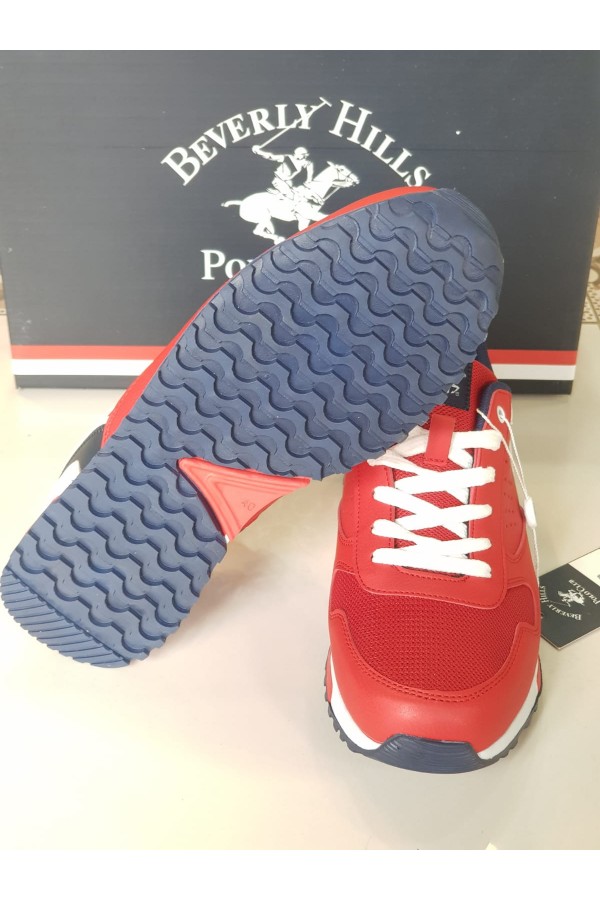 Beverly Hills Polo Club Erkek  Sneaker Ayakkabı Kırmızı POL-10019