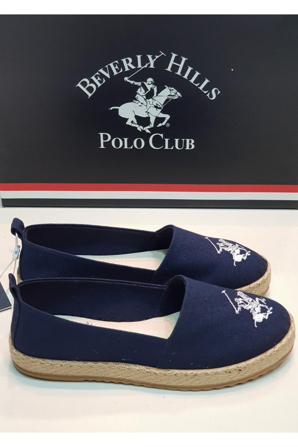 Beverly Hills Polo Club Bayan Espadril Ayakkabı Lacivert POL-10212